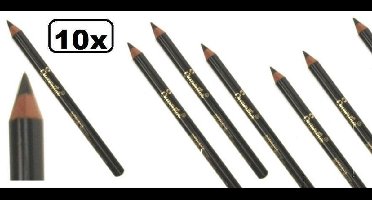 10x Dermatographe potloden zwart