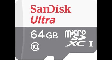 Sandisk Ultra micro SDxc kaart 64 GB 48MB/s UHS-I CLASS 10