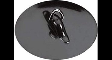 Metaltex Gootsteenstop Universeel 3,8 X 5 Cm Siliconen Zwart