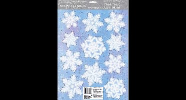 Vinyl Window Decoration Snowflakes 45.7 x 30.5 cm