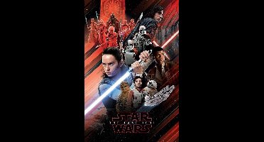 Star Wars The Last Jedi Red Montage Maxi Poster
