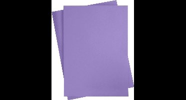 Gekleurd Karton, A2, vel 420x594 mm, 180 gr, paars, 10 vel | Knutselkarton