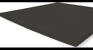 Byrklund Katoenen Hoeslaken Topper - Hoeslaken 90x200 - 100% Katoen - Antraciet