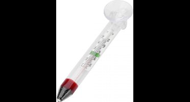 Aqua Della Glas thermometer met zuiger 0 - 42 °C