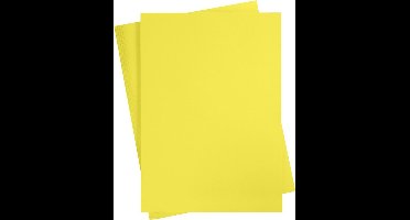Gekleurd Karton, A2 420x594mm sun yellow, 10 vel | Knutselkarton