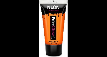 PaintGlow - UV Face & Body paint - Blacklight verf - Festival make up - 50 ml - Oranje