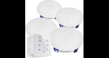 Inbouw versterker met 4 plafondspeakers - Power Dynamics Powerline A100WSet