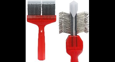 Activet borstel mega mat zapper rood