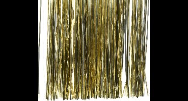 Decoris lametta vinyl glanzend H40cm licht goud L0.10-B50.00-H40.00cm