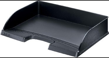 Brievenbak Leitz Plus folio dwars zw/ds5