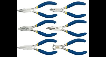 Vorel - Zesdelige Precisietangenset - 125mm - Werkplaats - Precieze Gereedschappen