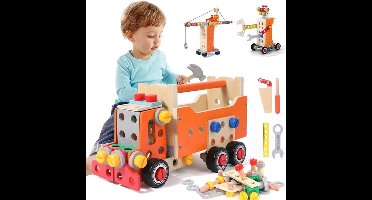 Houten speelgoedset, kerstcadeaus, houten gereedschapset voor peuters van 3-5 jaar, jongens, meisjes, baby's | Baby | Speelgoed voor baby's | Blokken & sorteersets