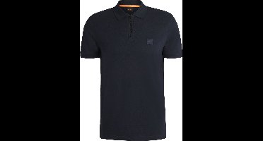 BOSS Passerzip Half Zip Polo Donkerblauw (navy) - Maat 3XL - Heren