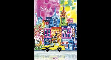 Educa legpuzzel New York Car Pintos 1000 stukjes volwassenen.