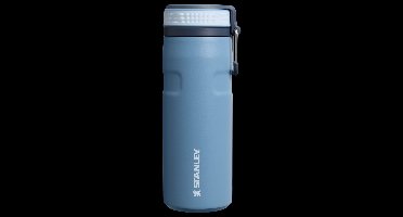 Stanley Twist Flip 2.0 Waterfles met draaidop met springveer 0.47L - 10 Uur Koud - 2 Dagen Koud Met IJs - Roestvrijstalen Drinkfles - BPA Vrij - Lekvrij - Vaatwasserbestendig - Black