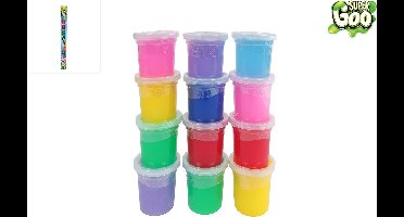 Van Manen slijm speelgoed Super Goo Putty Toren 12x120gr multicolor.