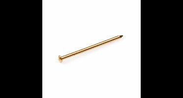 Homefix. Koper spijkers. Draadnagels bolkop messing 1.5x20mm 125 gram.