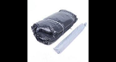 Tent - Kampeertent - Autokoffertent - Kampeer Achterklepluifel - Zonwerende Autotent - Glasvezelstang - Waterdicht - 200cm - Lichtgrijs