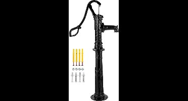 Handpomp – Tuinpomp – Gietijzeren Pomp – Waterpompset – Vintage Design – 67 Cm Standaard