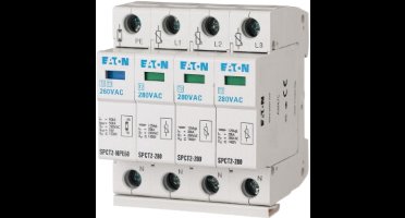 Eaton 167620 SPCT2-280-3+NPE Overspanningsveilige afleider Overspanningsbeveiliging voor: Verdeelkast 20 kA 1 stuk(s)