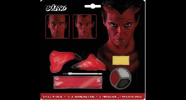 Boland - Set schmink Duivel - - Schminkset - Carnaval, Halloween, Themafeest - Halloween schmink - Horror