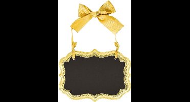 Amscan Krijtbord Goud 14 X 10 Cm