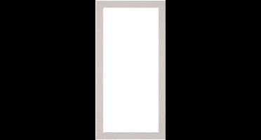 Passe-Partout Fotomaat 15x20 cm - Lijstmaat 20x40 cm - Grijs Graniet - Museumkarton - Fotolijst niet inbegrepen