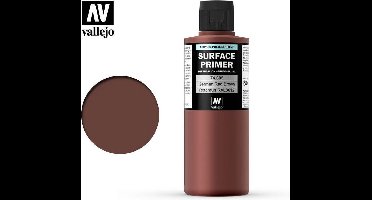 Vallejo Hobbyverf Acrylverf - 74605 German Red Brown - Primer - Acryl Verf flesje - 200 ml