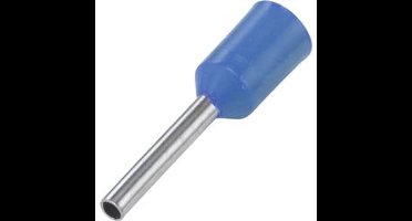 TRU COMPONENTS 1091285 Adereindhulzen 0.75 mm² Deels geïsoleerd Lichtblauw 100 stuk(s)