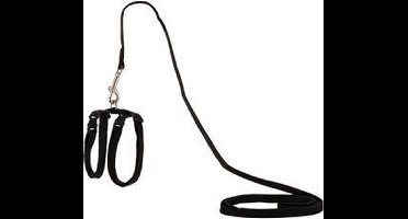 Beeztees - Kattentuigje - Nylon - Zwart - 130 cm x 10 mm