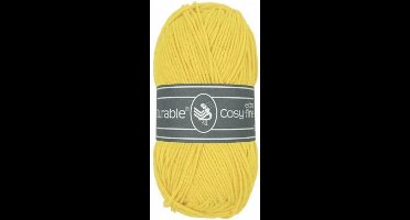 5 x Durable Cosy extra fine yellow - geel (2180) - acryl en katoen garen - 50 grams - pendikte 3 a 3,5mm