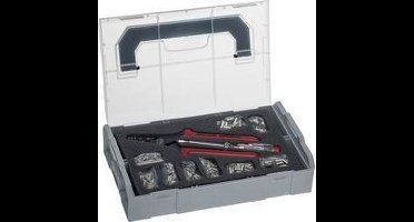 NWS 338-22 Perstang Incl. spanningstester, Incl. assortiment adereindhulzen in koffer