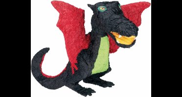 Pinata draak - 58 x 30 x 17 cm - verjaardag/kinderfeestje pinata om stuk te slaan