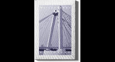 Walljar - Willemsbrug - Muurdecoratie - Poster