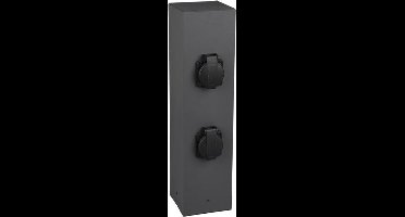 Trio Tuinstopcontact 40 X 10 Cm Staal Antraciet