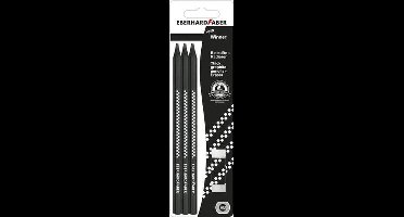Eberhard Faber Potlood EFA Winner HB - ovaalvormig 6 stuks incl. gum