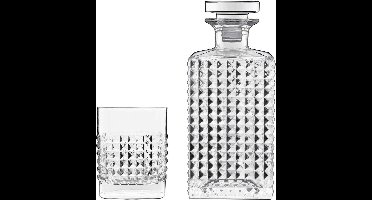 Luigi Bormioli Whiskey set Elixer - 5-delig