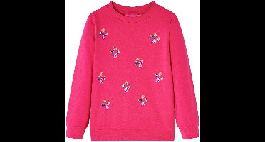 vidaXL - Kindertrui - 92 - felroze