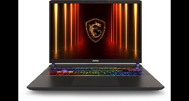 MSI Vector A16 HX A8WHG-021NL AMD Ryzen™ 9 8940HX Laptop 40,6 cm (16") Quad HD+ 32 GB DDR5-SDRAM 1 TB SSD NVIDIA GeForce RTX 5070 Ti Wi-Fi 6E (802.11ax) Windows 11 Home Grijs