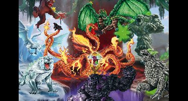 Puzzle 200 Schleich Eldrador Straszne Stworzenia + figurka 113351 - Puzzel 200 Schleich Eldrador Enge wezens + figuurtje 113351
