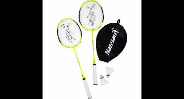 Badmintonset - NASSAU - Neon - 2 spelers