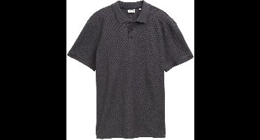 Tom Tailor - Jersey katoenen polo - Maat M - Tarmac Grey