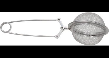 Gerimport Theefilter klem - RVS -zilver - D6.5 cm - theezeef - keukenaccessoires