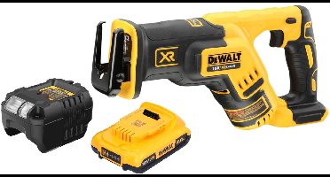 DeWalt DCS 367 D1 accu-reciprozaag 18 V borstelloos + 1x oplaadbare accu 2.0 Ah + lader