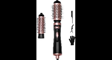 Luxe Ronde Volumeborstel Opzetstuk - Multistyler - Haarstyler föhn - Diffuser voor Krullen - Zwart