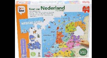 Jumbo - Ik Leer - Kaart van Nederland - Educatief Spel - Vanaf 6 jaar