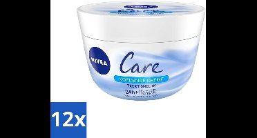 NIVEA - Bodycrème - Verzorging - Voedend - Snel Intrekkend - 200 ml - Voordeelverpakking - 12 stuks