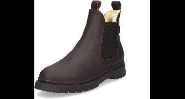 Tamaris dames enkellaars leren laarzen bruin M26829