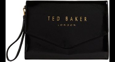 Ted Baker koppeling polstas Crinkie Crinkle Icon Pouch Black zwart
