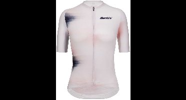 Santini Ombra Eco Micro Korte Mouw Wielertrui Wit 2XL Man,Vrouw